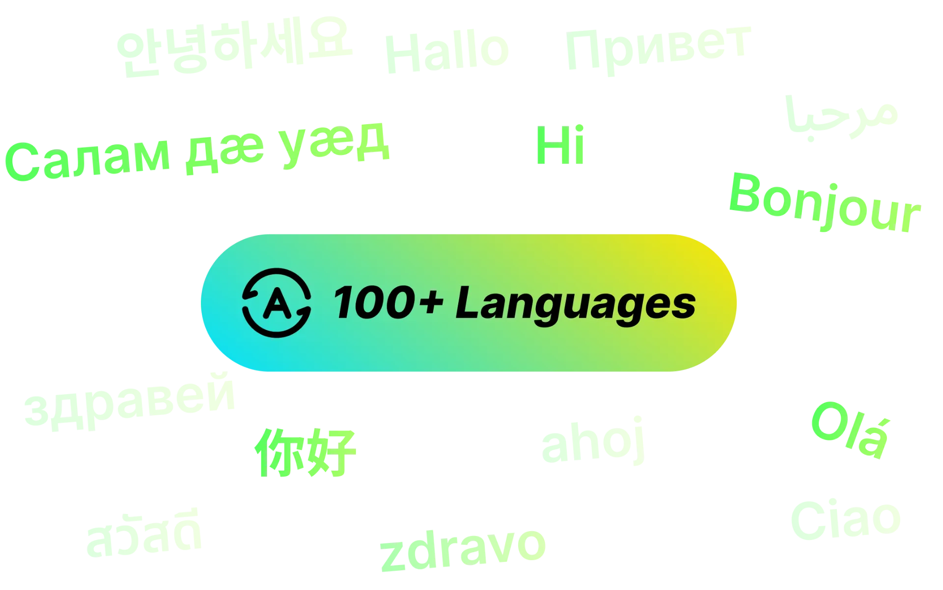 Generate Chinese subtitles from over 100 languages
